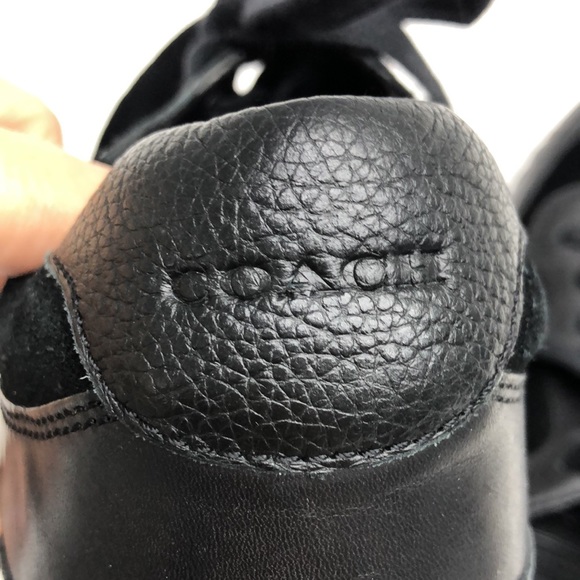 Coach Black Carter Runner Sneakers Men’s size 11 D - Picture 6 of 12